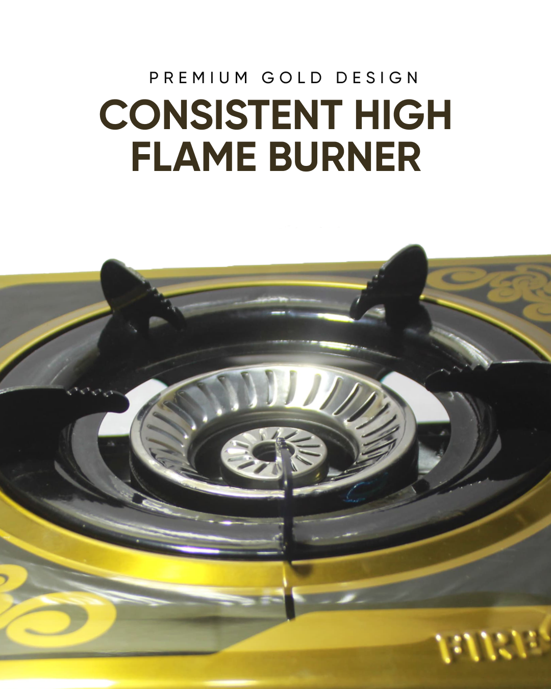 Fire Max Premium ,Gold Automatic Gas Stove